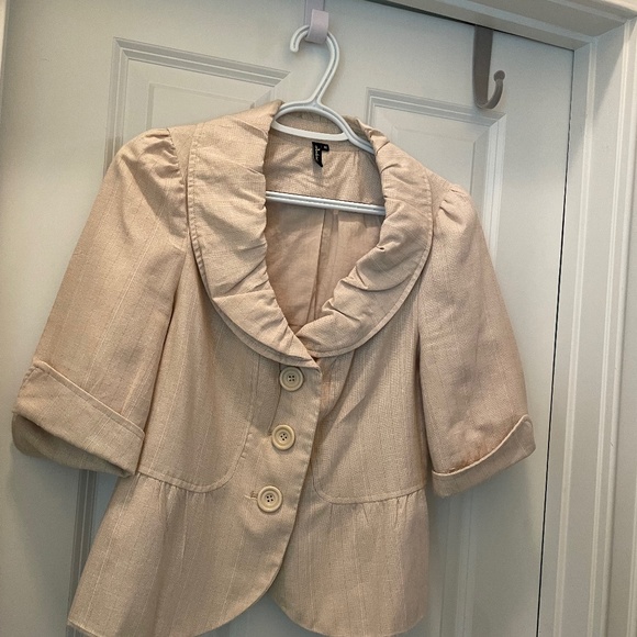 Jacket, Ambitions, cream color size M - Picture 1 of 12